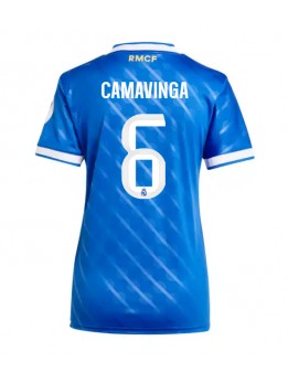 Real Madrid Eduardo Camavinga #6 Zenski Rezervni Dres 2025-26 Kratak Rukavima Real Madrid Eduardo Camavinga #6 Zenski Rezervni Dres 2025-26 Kratak Rukavima
